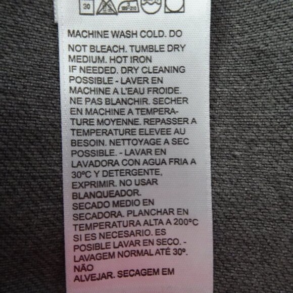 Levi's Denim Jacket Women's Size S Gray Jean Jacket Button Front Paint Splatter - Picture 9 of 9